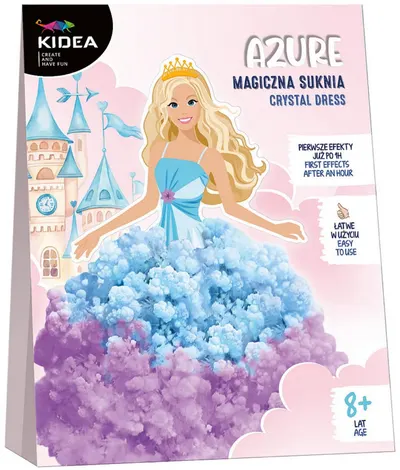Trusă creativă Kidea - Rochie magică de prințesă