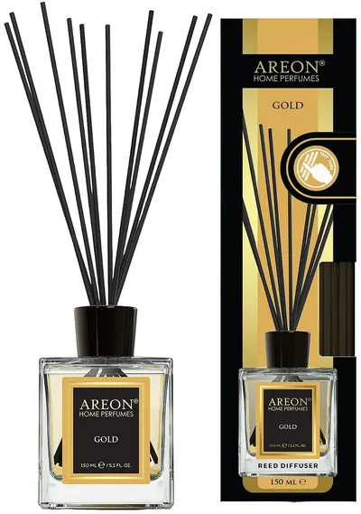 Areon Lux - Bețișoare parfumate aurii, 150 ml