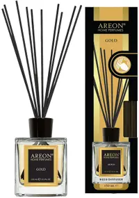 Areon Lux - Bețișoare parfumate aurii, 150 ml