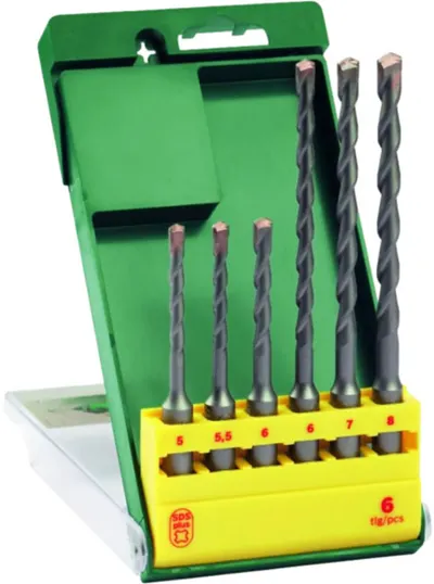 Set de burghie Bosch - SDS-Plus-1, 6 piese