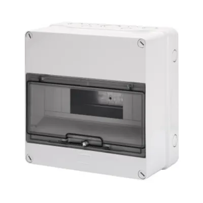 Enclosure - Walls With Perforation Centres - Pre-Arranged For Terminal Block - 12m Ip55