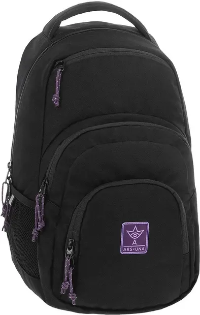 Ghiozdan școlar Ars Una AU-2 - Cordura Black And Violet