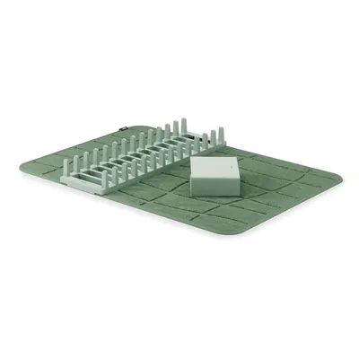 Scurgător de vase verde prăfuit din plastic 61x43 cm Udry – Umbra