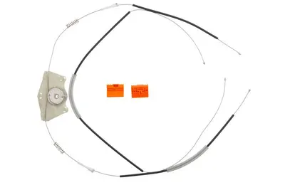 Set reparatie macara geam spate stanga potrivit PORSCHE CAYENNE; VW TOUAREG 2002-2010 - (set, electric)