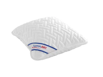 Perna 60x60cm Somnart, Hygiena, hipoalergenica, bilute Superball, 100% fibra poliester