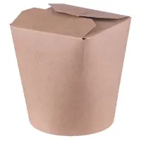 Cutii din Carton PE, 500 ml, Kraft Asian, 50 Bucati