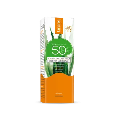 Emulsie cu Aloe Vera pentru protectia solara SPF50, 50ml, Lirene