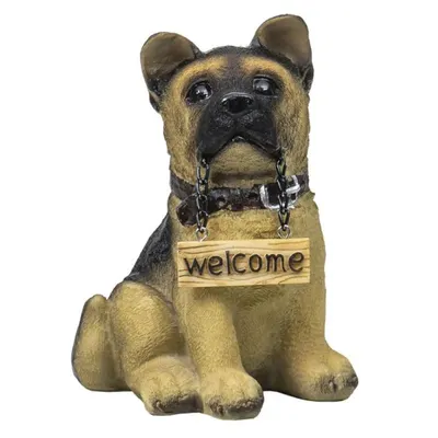 Decoratiune Gradina, Model Catel, din Rasina, Inaltime 14 cm