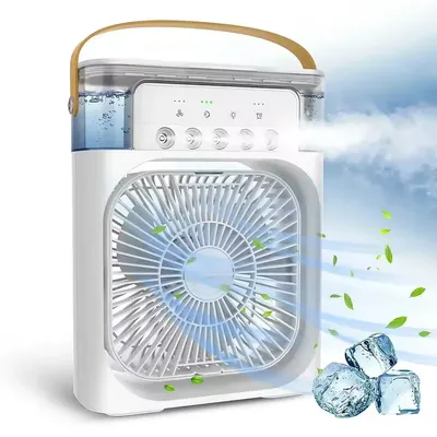 Ventilator cu gheata si rezervor de apa 600 ml