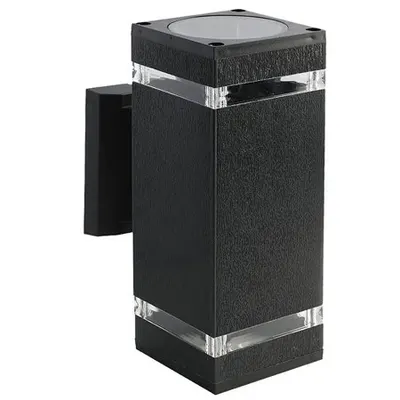 Lampa perete soclu E27 IP44 - negru V-TAC SKU-93574