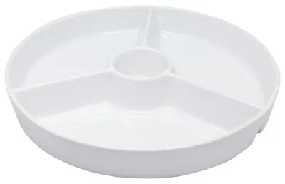 Platou din porțelan cu trei compartimente Nerthus - 25.5 cm