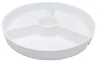 Platou din porțelan cu trei compartimente Nerthus - 25.5 cm
