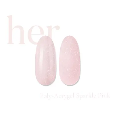 Her Poly-Acrygel SPARKLE PINK 30g