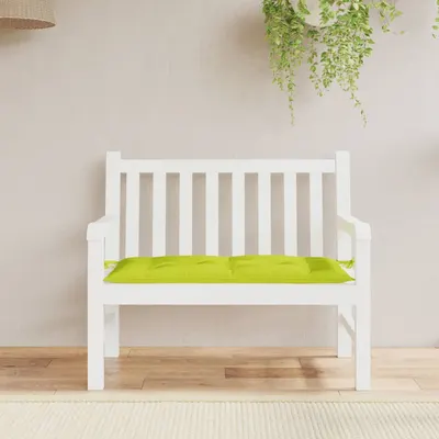 vidaXL Pernă bancă de grădină verde aprins 110x50x7 cm material oxford