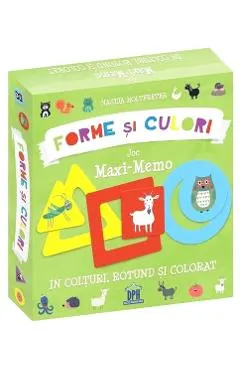 Forme si culori. Joc Maxi-Memo
