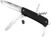 Cuțit de buzunar elvețian Ruike M31-B - 15 funcții, negru