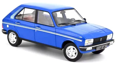Model de colecție NOREV Modern: Мașini - Peugeot 104 S (1981) (Ibis Blue)