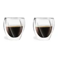Căni 2 buc. pentru cappuccino, cu perete dublu 250 ml Cristallo – Vialli Design