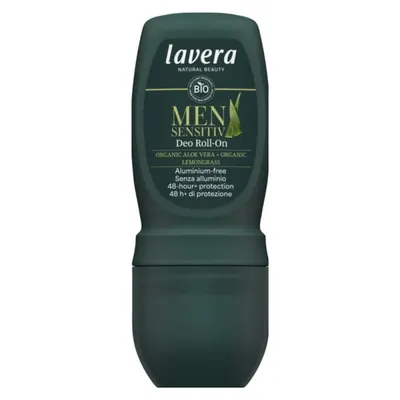 Deodorant Roll-on Bio cu Aloe Vera si Lemongras, Men Sensitiv, Lavera, 50 ml