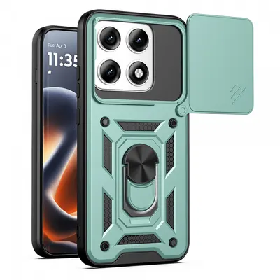 Husa pentru Motorola Edge 70 Pro, Techsuit, CamShield, Verde