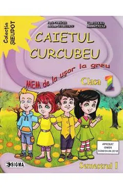 Caietul curcubeu MEM - Clasa 1 Sem.1