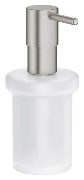 Dispenser sapun baie Grohe, Start Soap Dispenser, sticla/metal, 160ml, fara suport, compatibil cu 41195DC0 si 41098DC0, super steel, crom mat