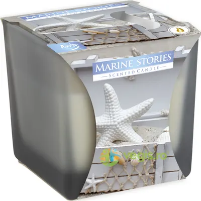 Lumanare Parfumata in Pahar Mat Marine Stories