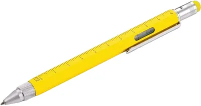 Pix multifuncțional metalic Troika Construction - Galben
