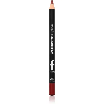 flormar Waterproof Lipliner creion contur pentru buze, waterproof culoare 205 Elegant Bordeaux 1.14 g