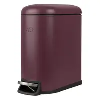 Coș de gunoi violet cu pedală din metal 5 l Mini Walther – Mette Ditmer Denmark