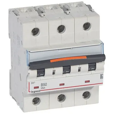 Disjunctor DX³-3P-400V~-50A-25kA-curba B - 4,5M