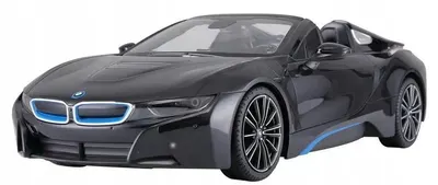 Mașină cu telecomandă Rastar - BMW I8, 1:12, neagră
