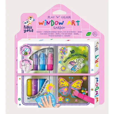 Kit DIY decorare fereasta - Gradina