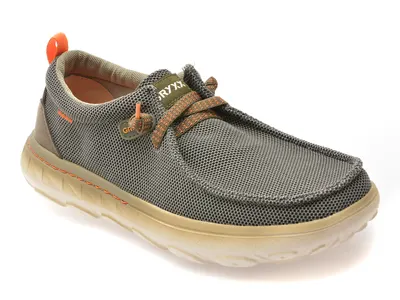 Mocasini GRYXX gri, 211, din material textil