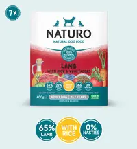 Caserola Naturo Adult cu Miel, Orez si Legume 400 gr