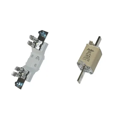 Pachet Soclu MPR NO 2 (400A, 690V) + Sigurante MPR NH GG/GL NO 2/2C (355A) - Protectie Puternica