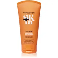 Revolution Skincare Be Bright Natural Fruit AHA Brightening Jelly Cleanser gel de curățare, cu efect de iluminare