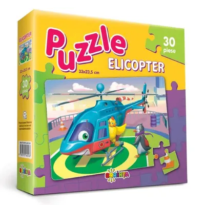 Puzzle 30 piese - Elicopter