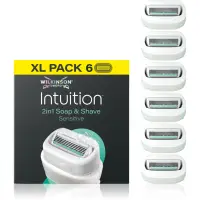 Wilkinson Sword Intuition 2in1 Soap & Shave Sensitive rezerva Lama 6 buc