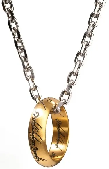 Replica The Noble Collection Movies: Lord of the Rings - The One Ring (Stainless Steel Ver.)