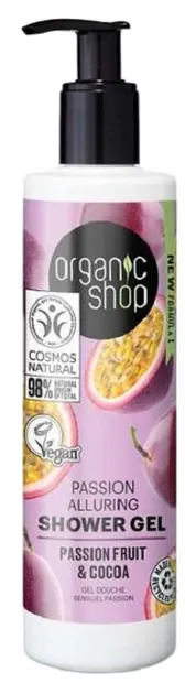 Organic Shop Gel de duș Passion fruit & Cocoa, 280 ml