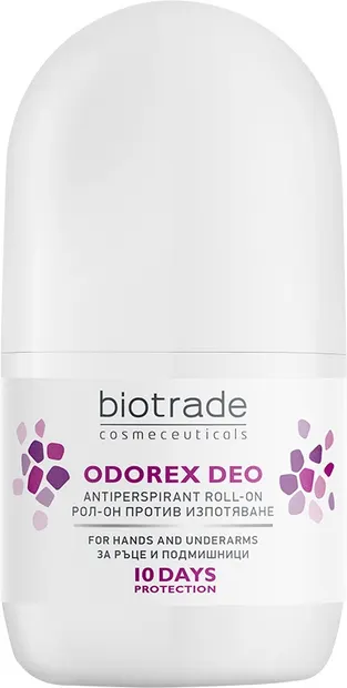 Odorex Deo roll-on antiperspirant transpiratie excesiva, 20 ml, Biotrade
