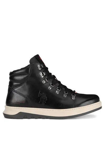 Ghete barbati - RANGER001M/DL1 - piele naturala - negru