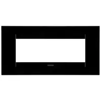 Rama ornament 6 module Gewiss Chorus Geo GW16406TN, negru toner