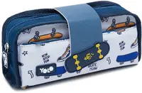 Penar școlar YOLO Flip - Skate Board, 1 fermoar