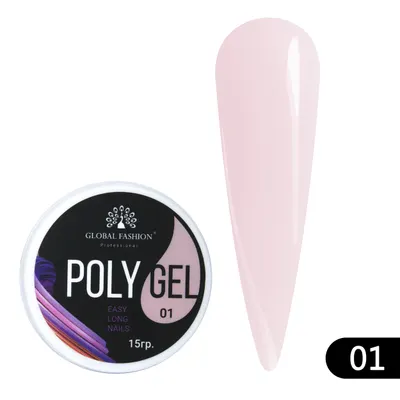 Polygel Global Fashion, 15ml, #1 Engros