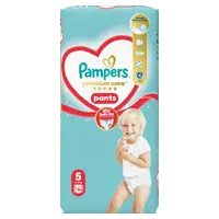 Scutece chilotel Premium Care Pants Marimea 5 11-17 kg, 50 bucati, Pampers