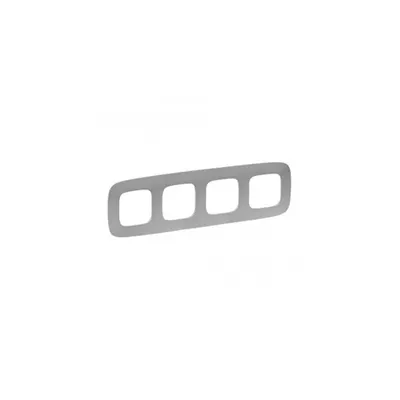 Placa Valena Allure - 4 module - aluminiu
