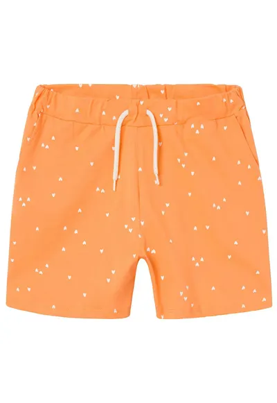 Pantaloni scurți copii portocalii - bumbac - Portocaliu