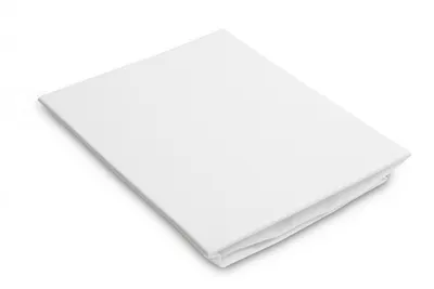 Cearceaf pentru saltea de patutlandou copii Sensillo 90x40cm,din bumbac jersey cu elastic roata Alb